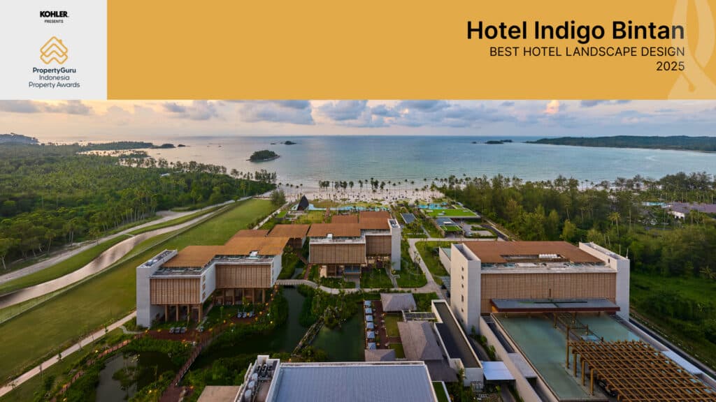 Turning Red Earth into a Living Lagoon: Hotel Indigo Bintan Wins PropertyGuru Indonesia Property Award Best Hotel Landscape Design