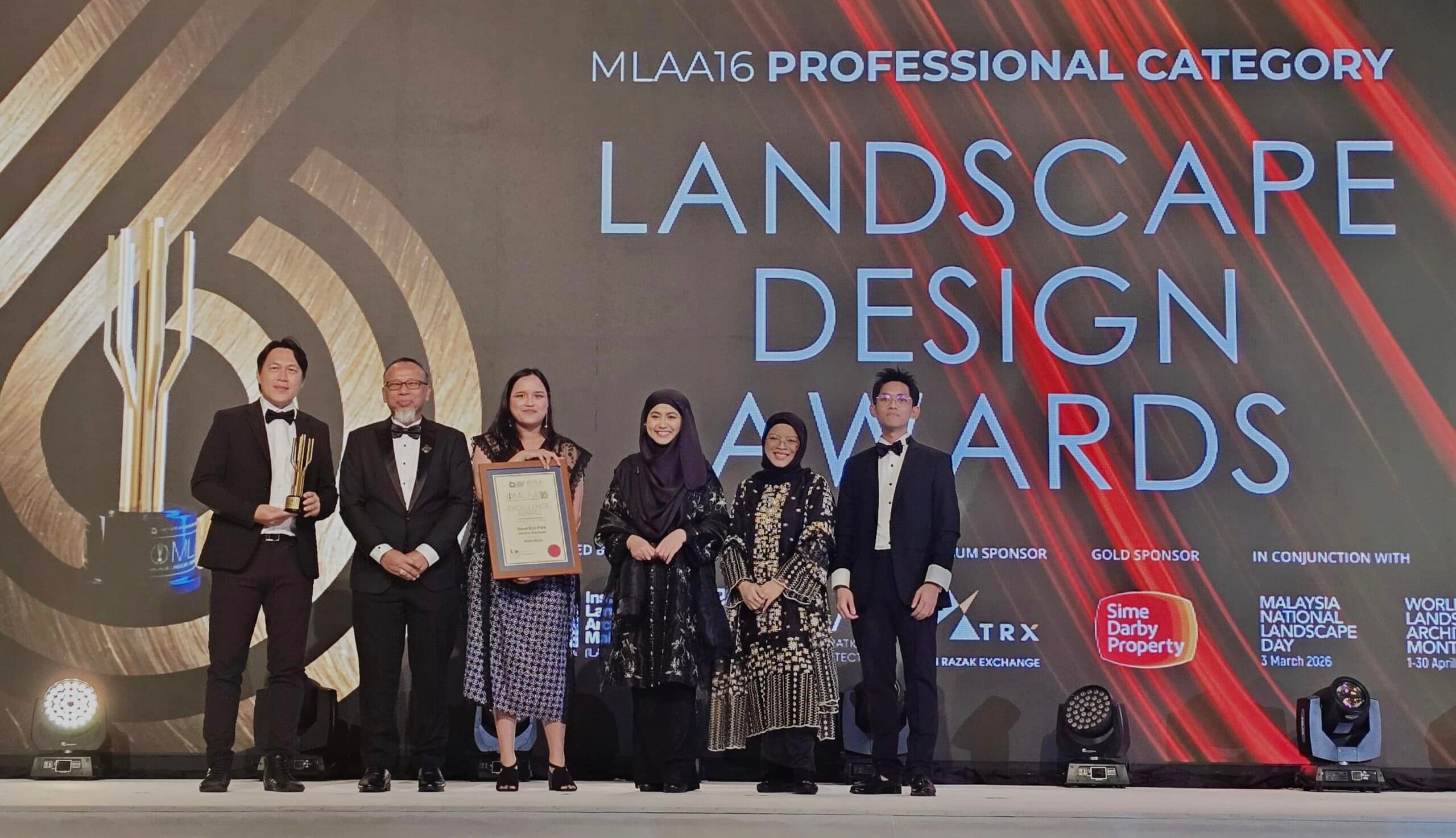 Tebet Eco Park Receives MLAA16 Excellence Award 2026